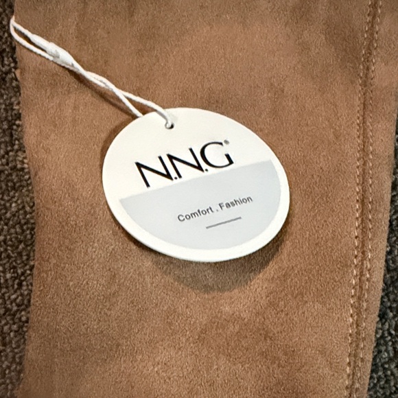 Tan Suede Women's Boots - Picture 3 of 8